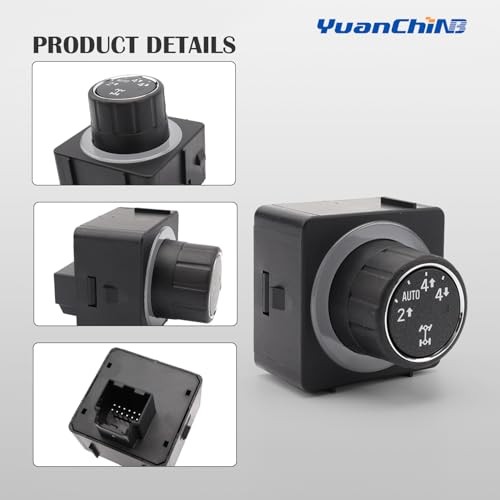 4x4 Switch 4WD Four Wheel Drive Selector Switch Compatible with Chevy & GMC