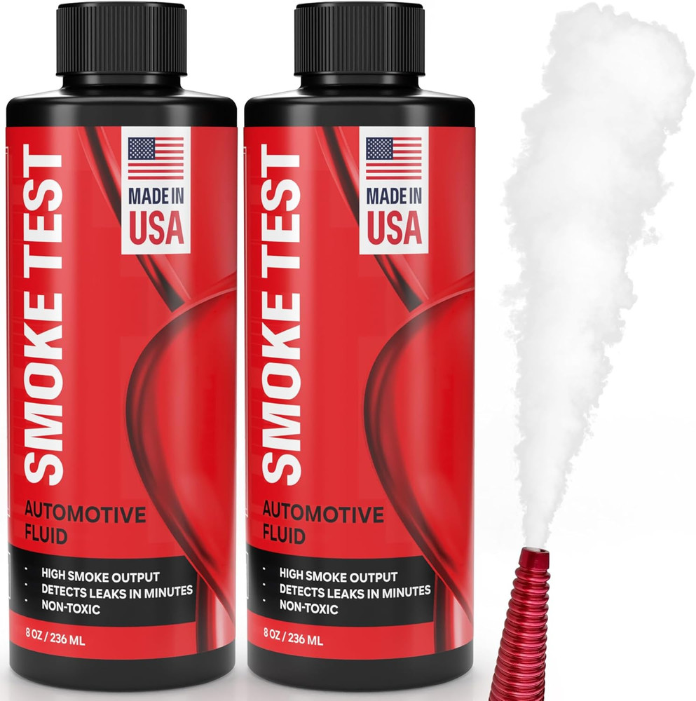 Smoke Test Fluid for Automotive Smoke  - [2 Pack] 16Oz Solution Creates High Den
