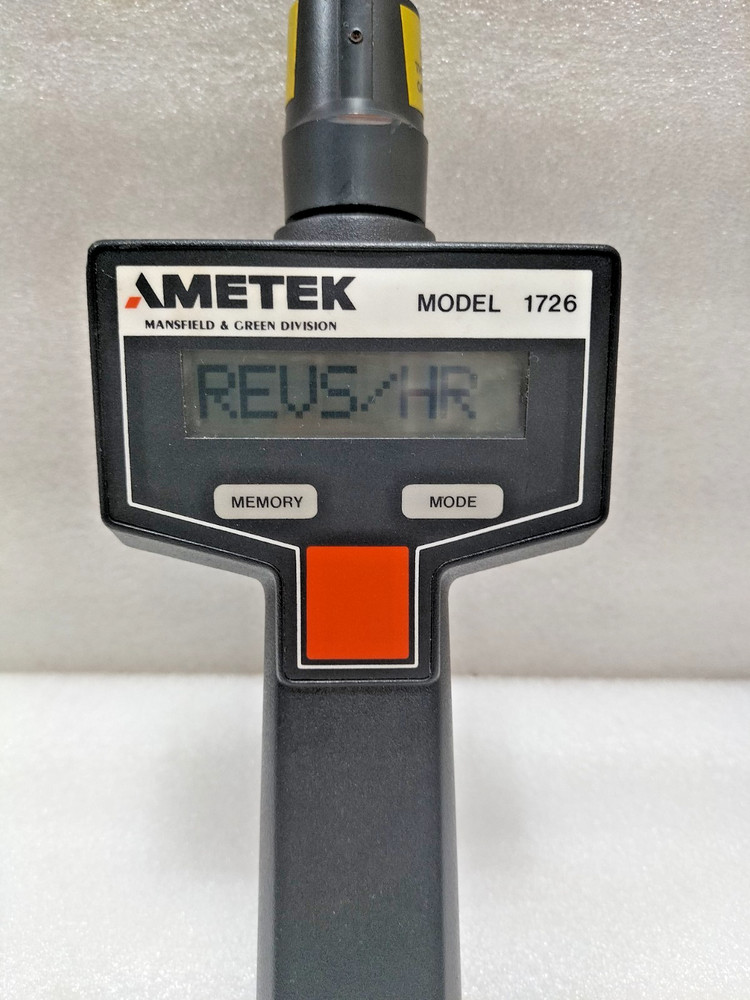 AMETEK MODEL 1726 DIGITAL TACHOMETER DUAL FUNCTION