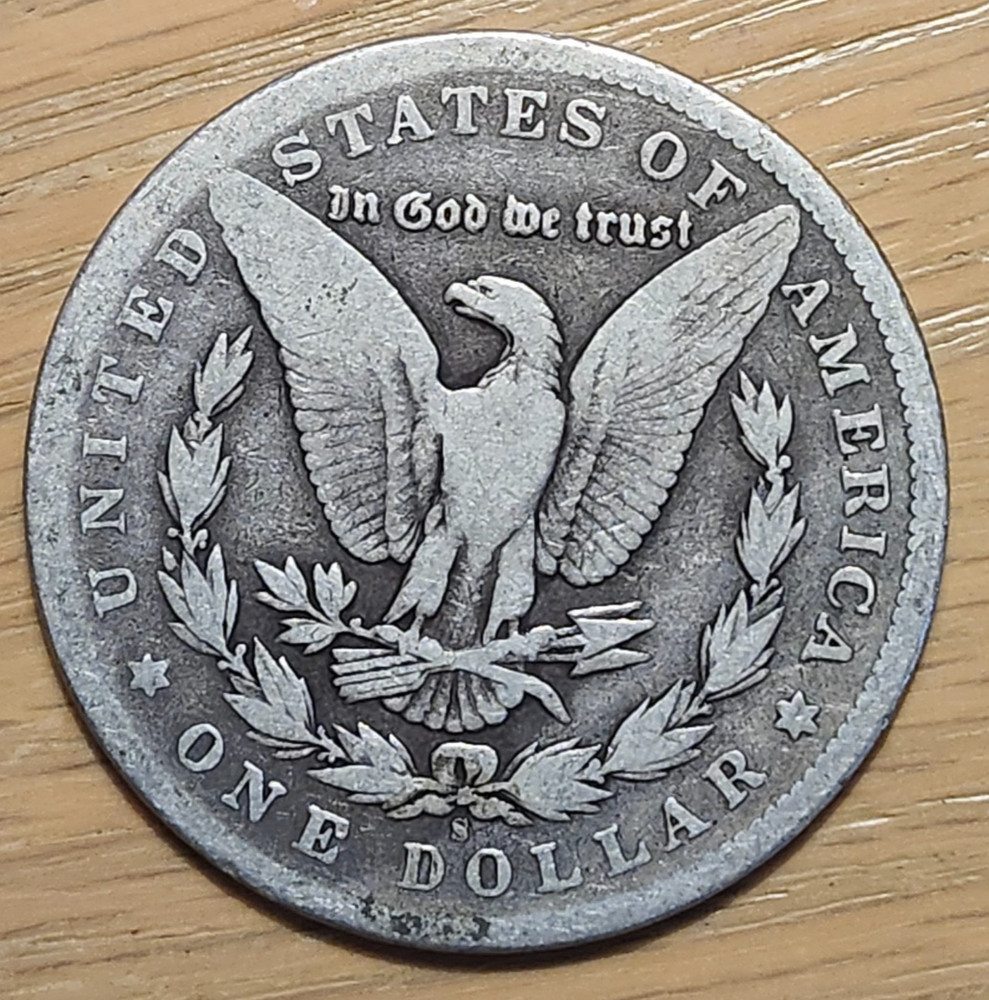 1896 S MORGAN 90% SILVER
