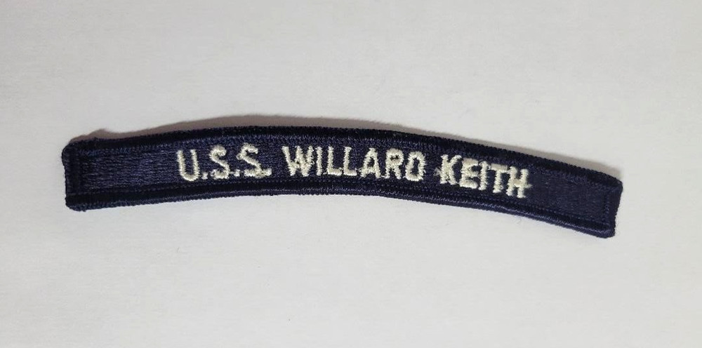 US Navy U.S.S. WILLARD KEITH DD-775  Allen M. Sumner-Class Destroyer Patch