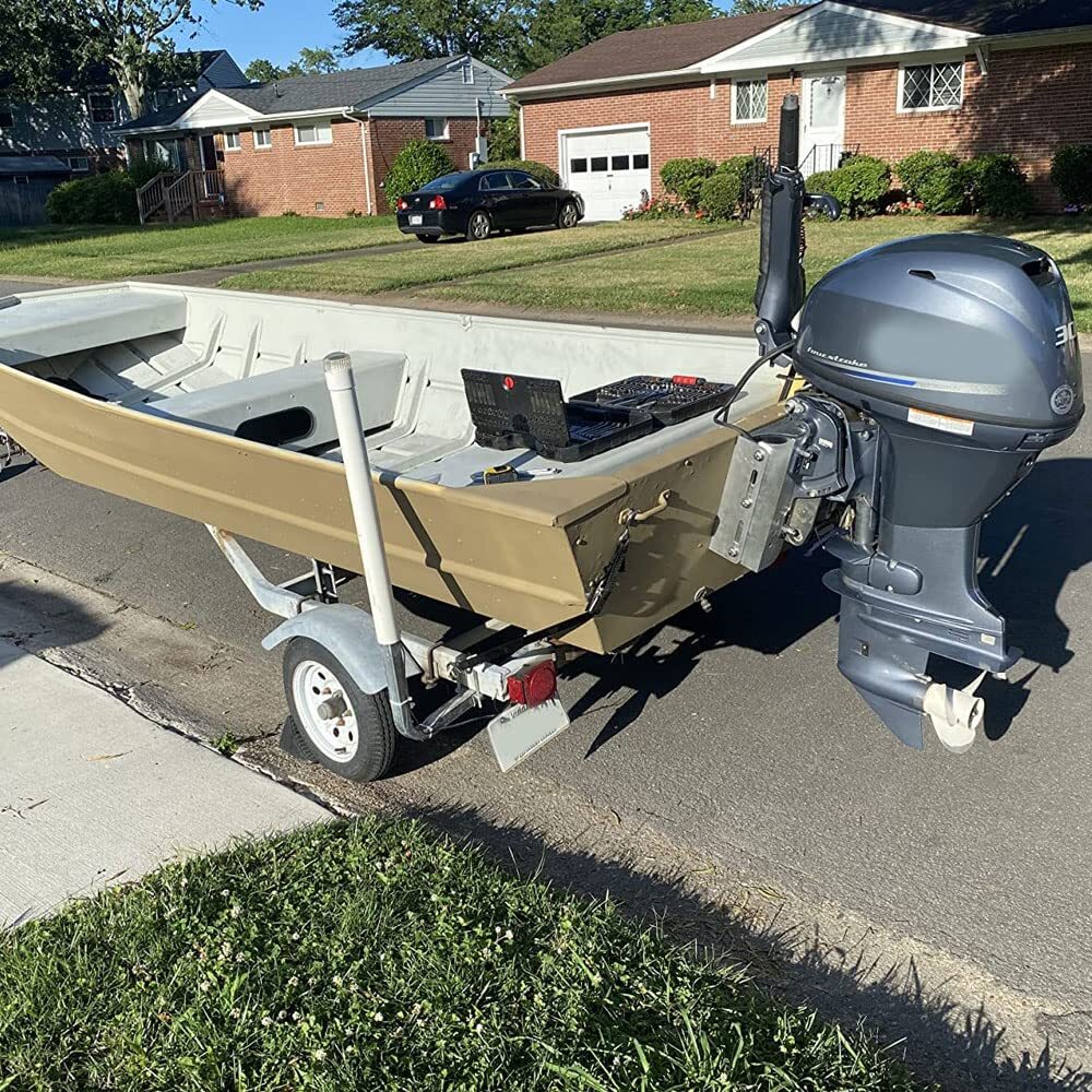 Adjustable 8'' Outboard Boat Jack Plate For JPL4800 Motor Power Lift Aluminum