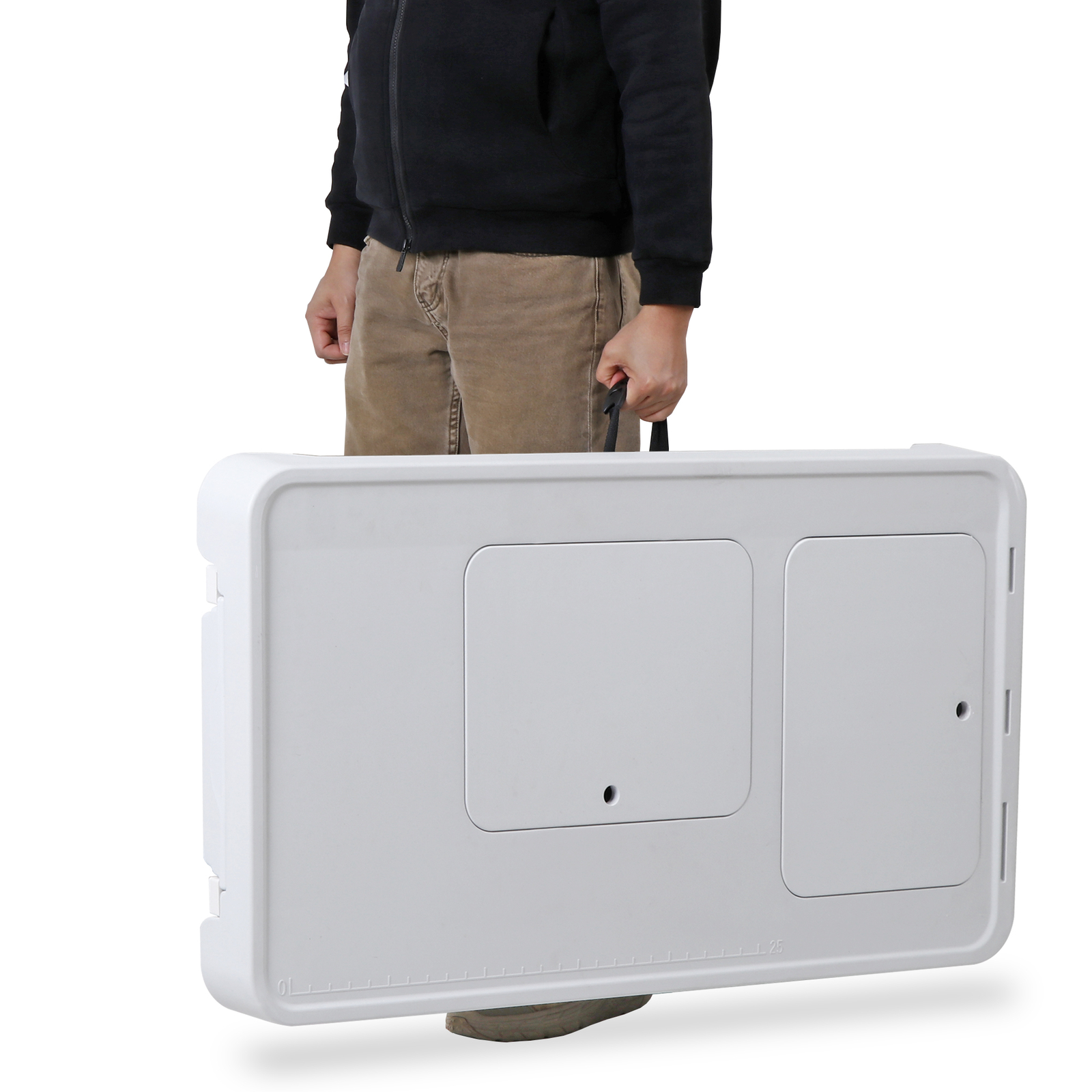 Fish Cleaning Table with Sink 42.6" Width Portable Folding Camping Table Patio