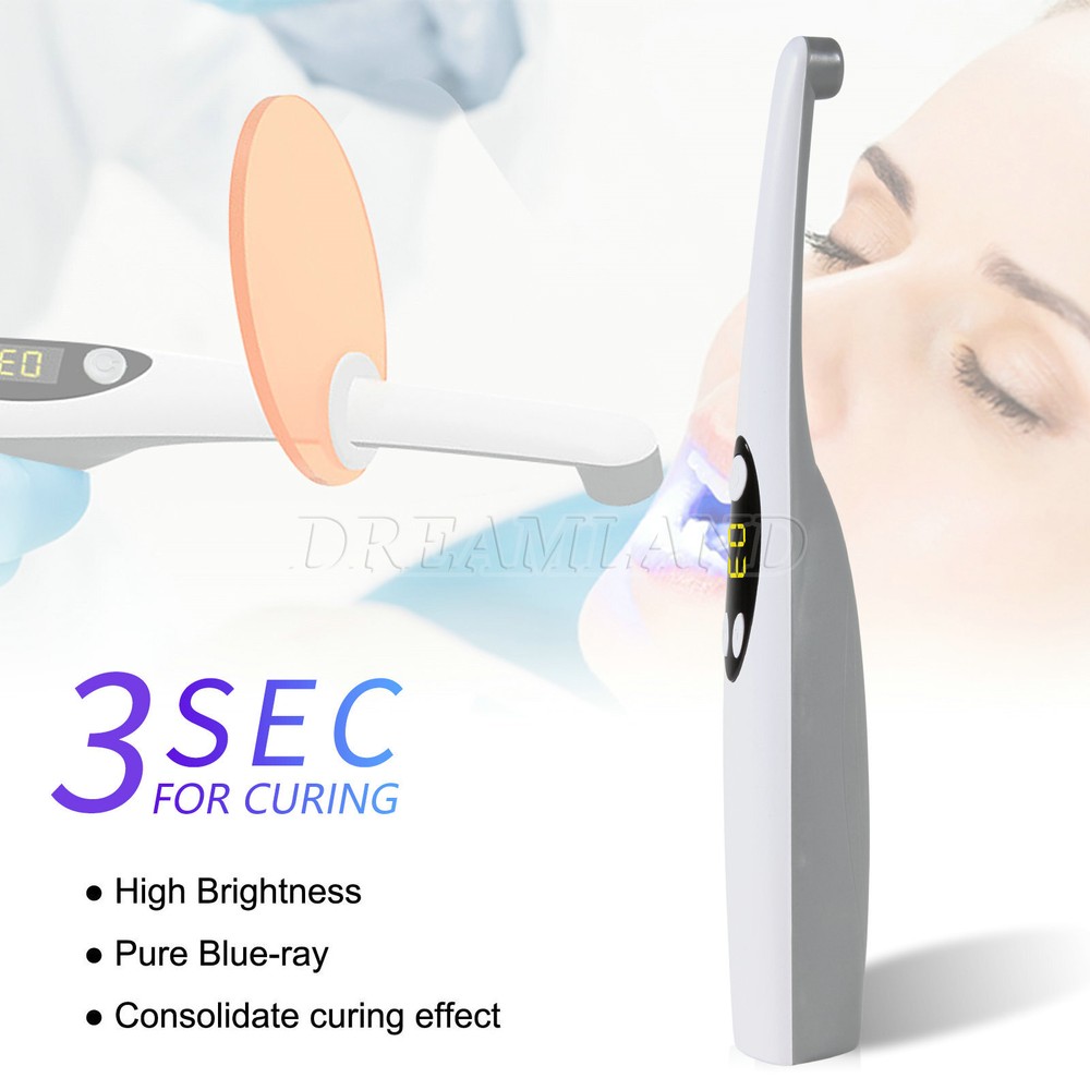 Dental Wireless Cordless iLed 3 Second LED Curing Light 3S Lamp US plug