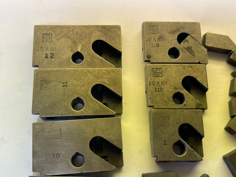 10X Boring Tools, 9 Double Edge Blade Blocks & 29 inserts G&L Davis Tools(24MY87