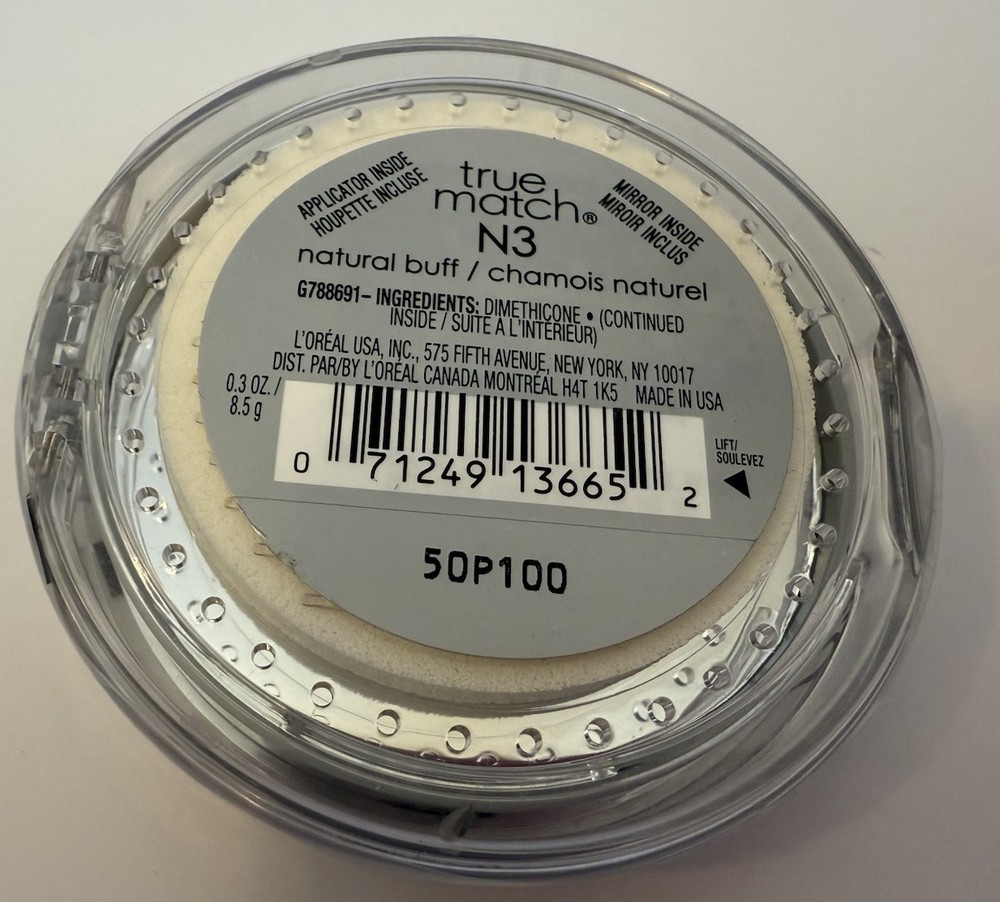 L'Oreal True Match N3 Natural Buff Super Blendable Compact Makeup *SEALED