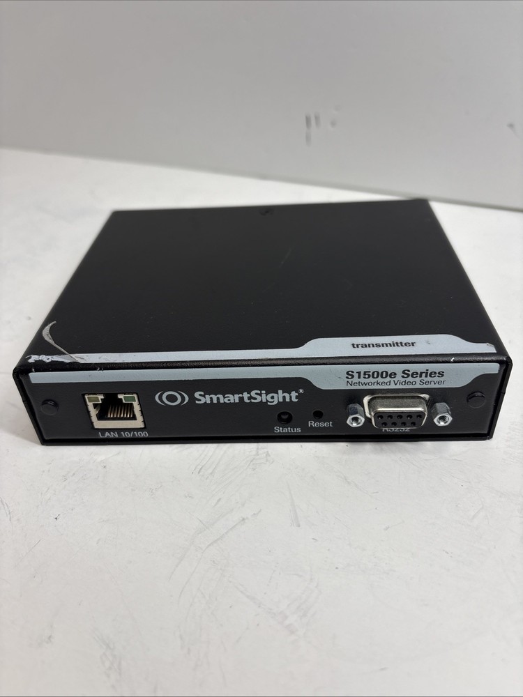 SMARTSIGHT S1500E-T ETHERNET VIDEO SERVER ENCODER TRANSMITTER w/1 ANALOG INPUT