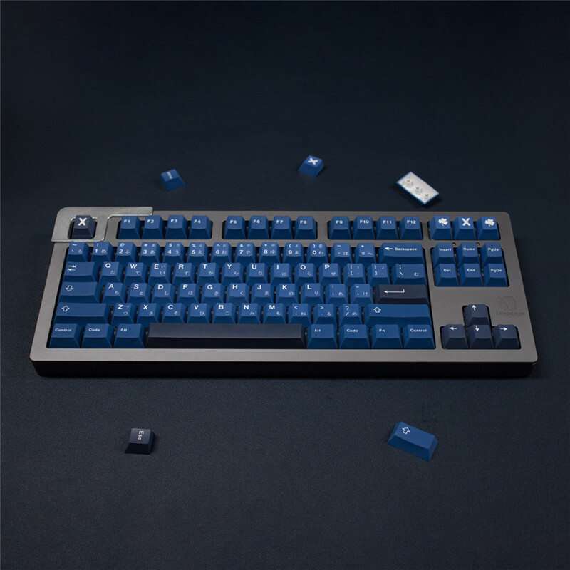 Striker Theme Blue Keycap 129 Keys Cherry Profile PBT For MX