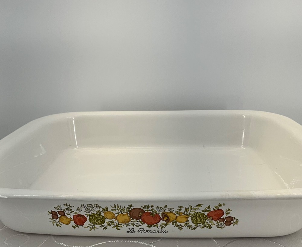 Corning Ware La Romarin A76 Square Baking Dish 2.5 Quart Lasagna