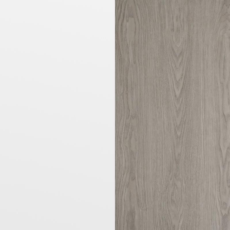 36'' Round Restaurant Table Top with White or Gray Reversible Laminate Top
