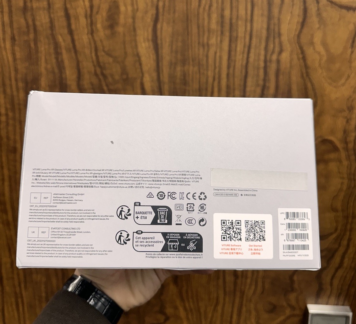 NEW VITURE Luma Pro XR Glasses - 152" 1200p Ultra Sharp - FREE SHIPPING