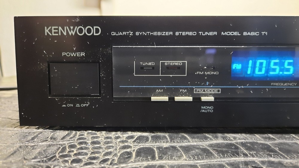 Kenwood Synthesizer Stereo Tuner Basic T1 Quartz Tested & Working