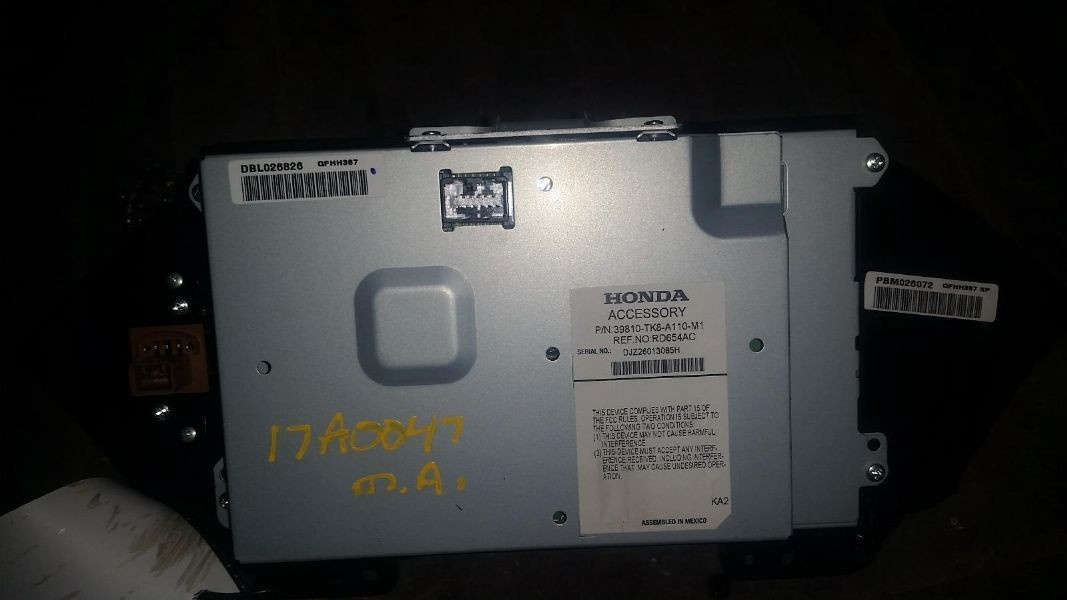 Info-GPS-TV Screen Display Screen Dash Mounted Upper Fits 14-17 ODYSSEY 773504