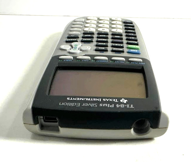Texas Instruments TI-84 Plus Silver Edition Grey Graphing Calculator Tested