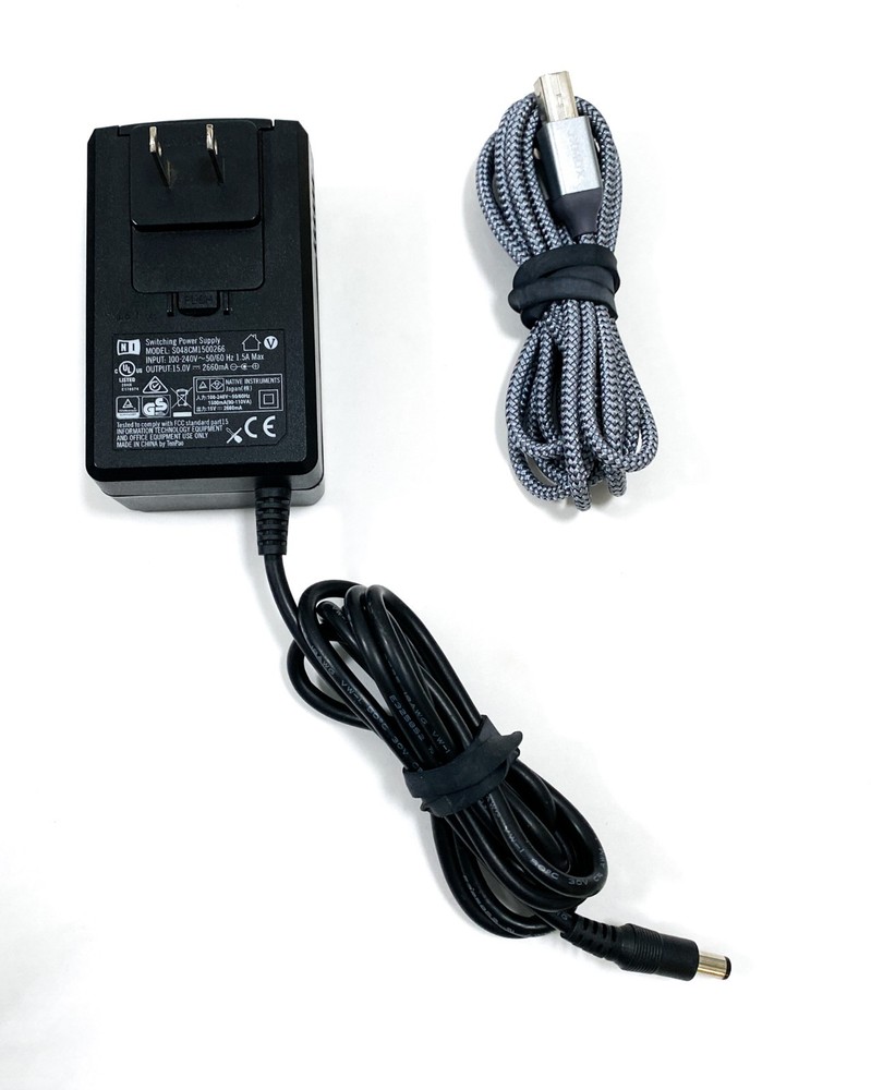 Native Instruments Traktor Kontrol TS4 MK1 DJ Controller w/AC Adapter & PC Cable