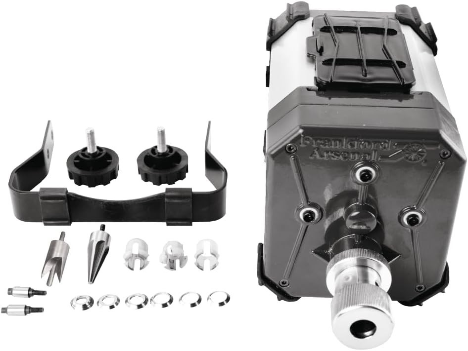 Versatile Reloading Tool Set with Deburr, Chamfer Tools, & Built-in Storage