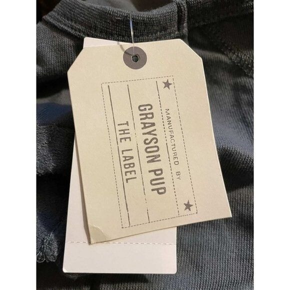 Favorite Child Raglan Dog Pullover - Gray MEDIUM