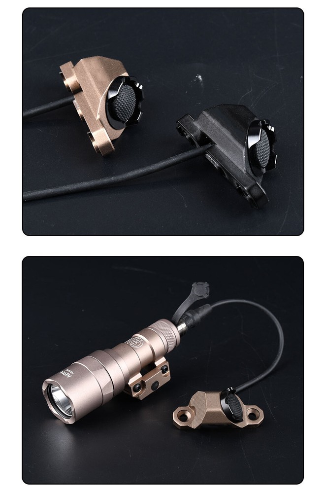 WADSN Tactical Flashlight Hot Button Tail Remote Control Switch For MLOK/KEYMOD