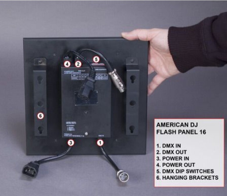 ADJ Flash Panel 16 Chainable DMX RGB LED Lighting Module