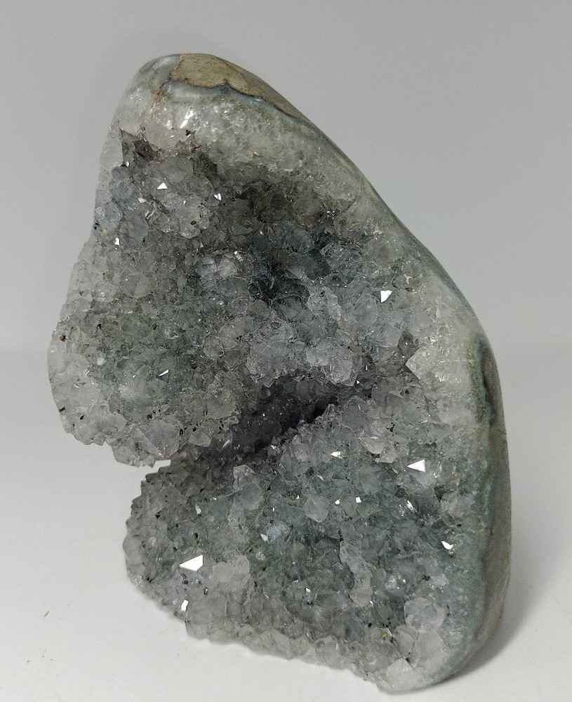 Gorgeous Silver Amethyst Crystal Cluster 1.5lb