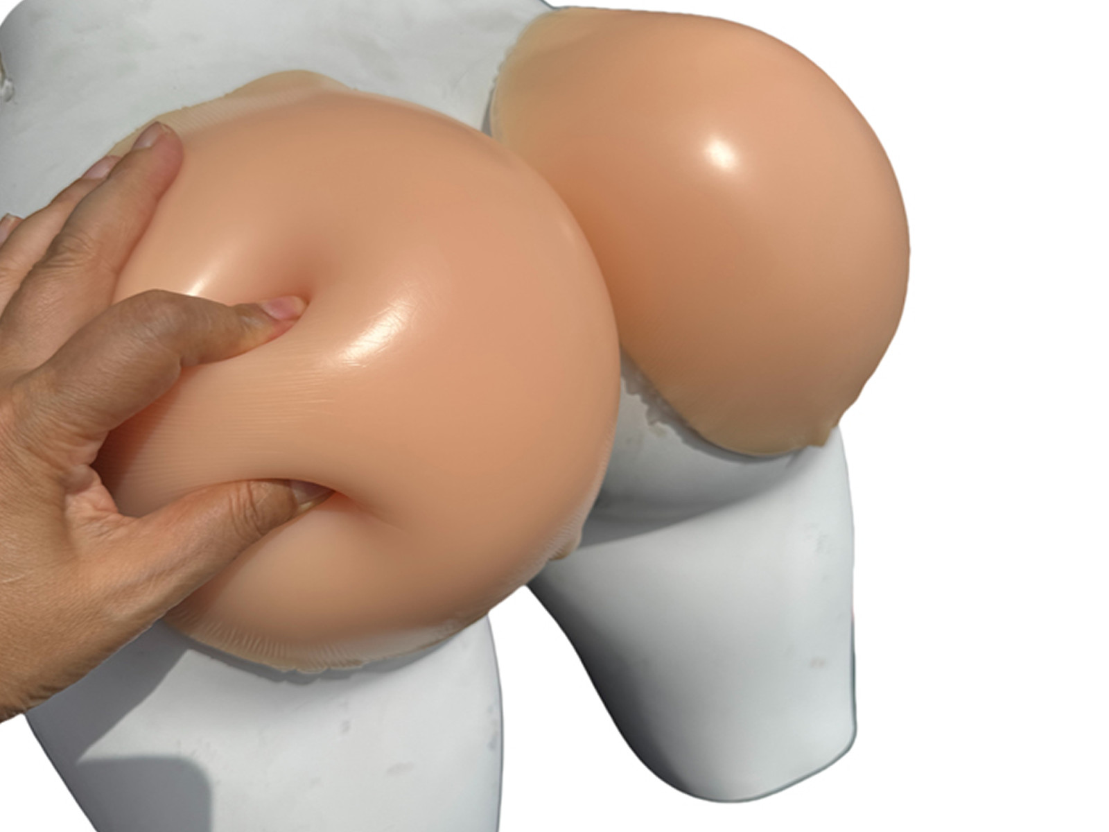 BIMEI 1400g Self-Adhesive Silicone Buttocks Pads Butt Enhancer Shaper Removable