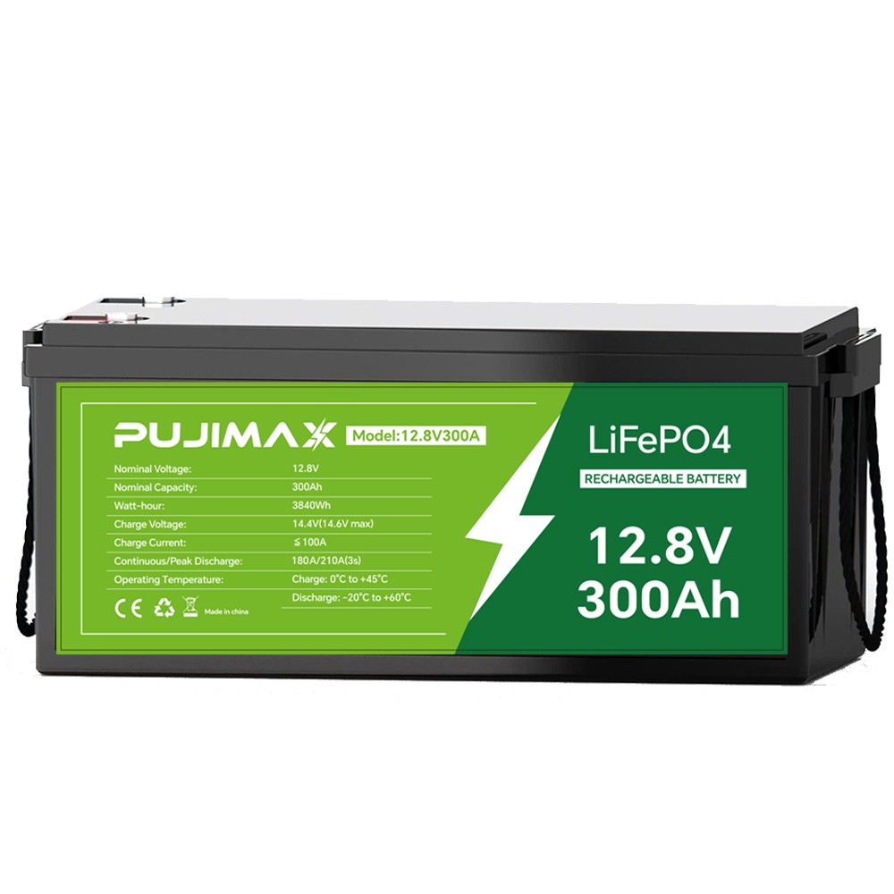 300AH 12V LiFePO4 Lithium Battery 15000 Deep Cycle BMS for Solar RV Off-grid NEW