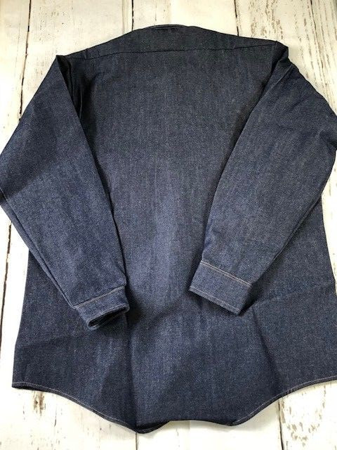 Red Kap SD78DN Men's Deluxe Denim Western Work Shirt New