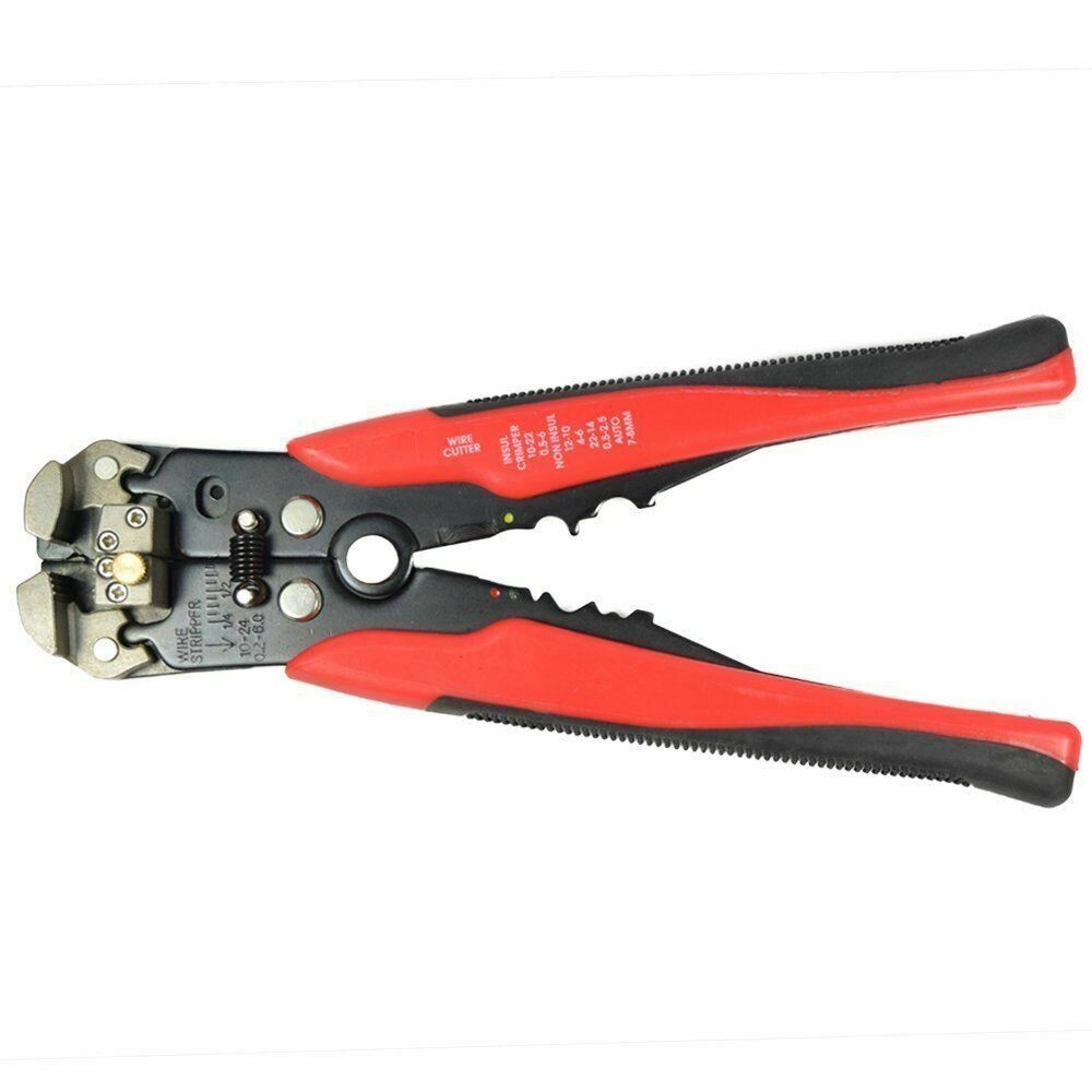 Wire Stripper Cutter Crimper Tool Self Adjusting Automatic 8" Cable Tool