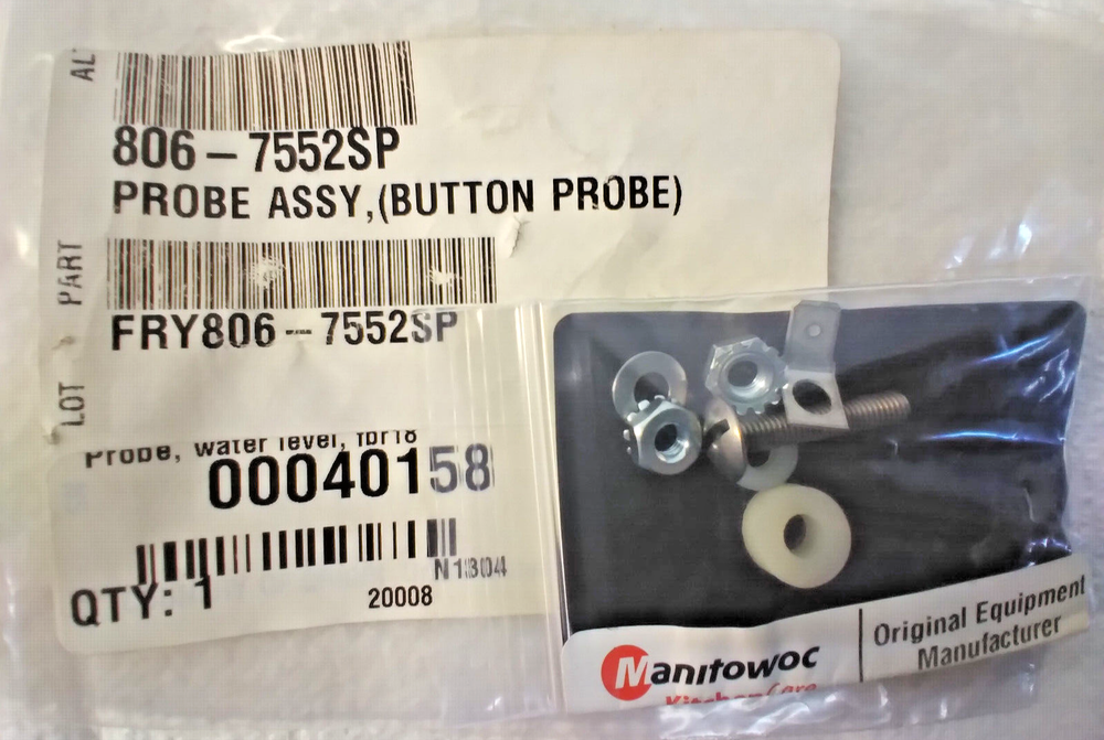 Frymaster 8067552SP, Sensor/Probe Assembly, Water Level Probe (BTTN)