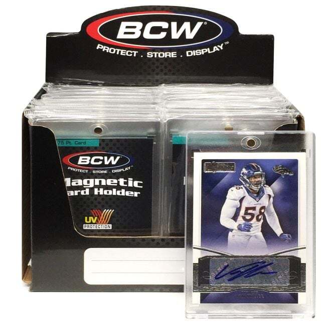 18 BCW Magnetic 75pt. Standard Sized Card Holders