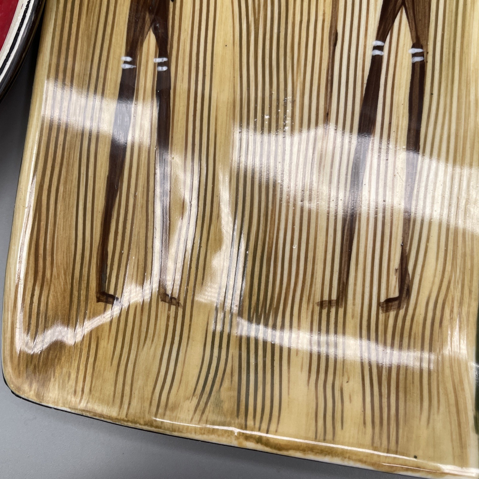 Hand Painted ELSONA Daphne African Art Plate /Dish Set