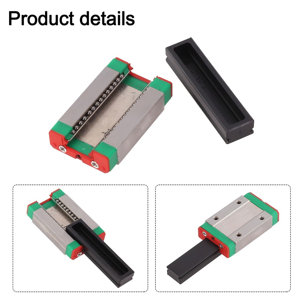 Linear Rail Block Relaxed Running High Accuracy MGN12H Silver