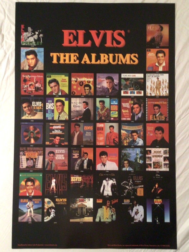 Elvis Presley The Albums 1998 Poster