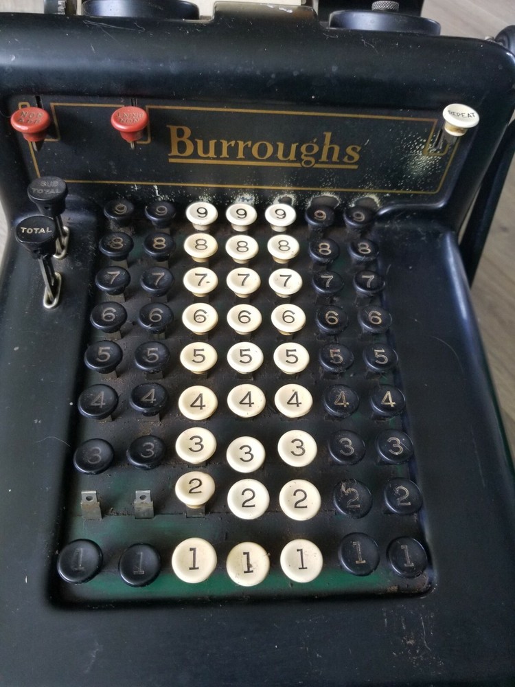 Antique Burroughs Adding Machine