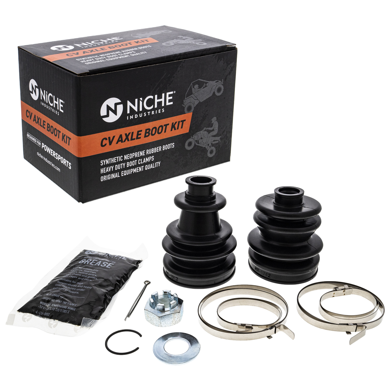 NICHE Rear CV Axle Boot Kit for Polaris Ranger 900 1000 XP 3235934 UTV