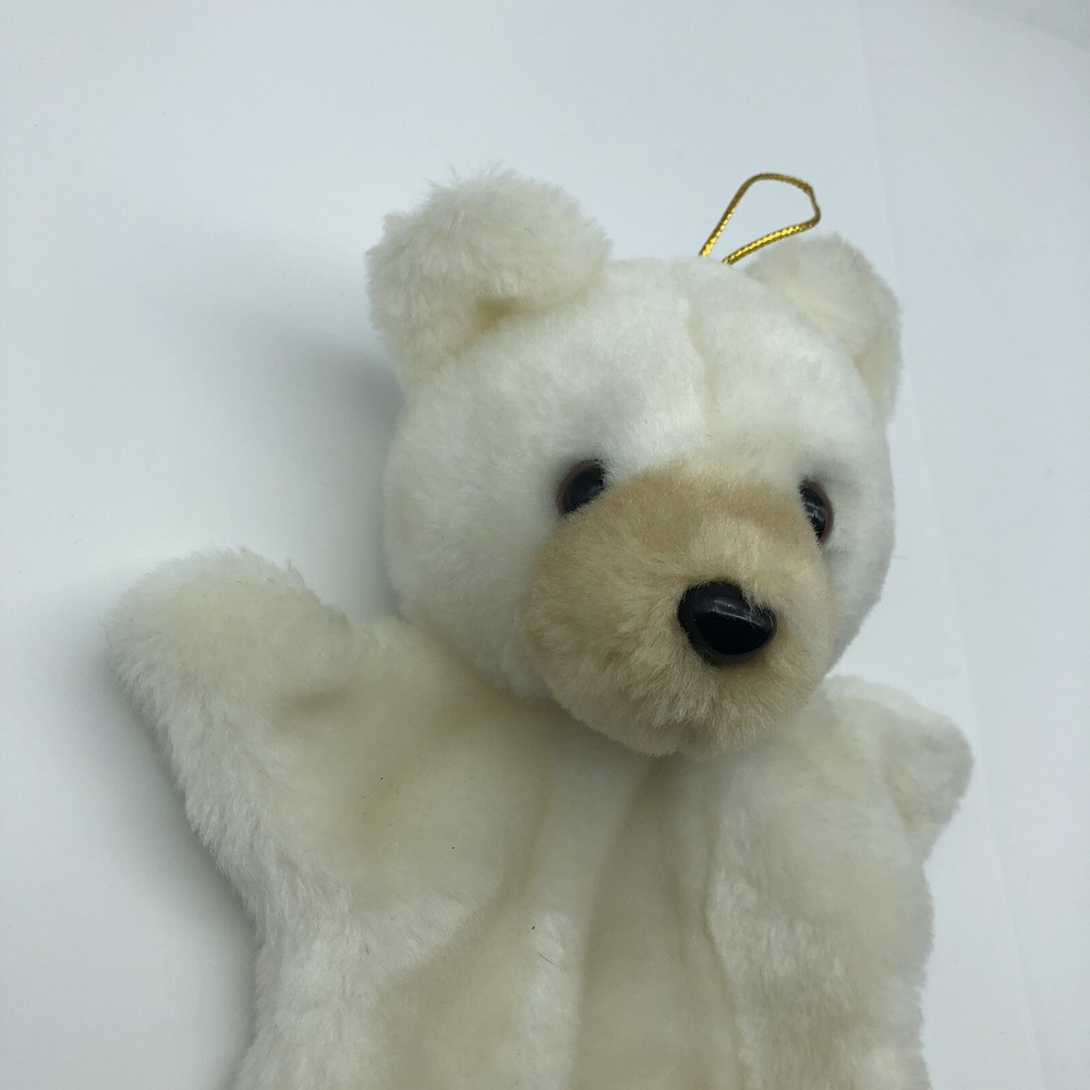 Vintage Hand puppet cream teddy bear