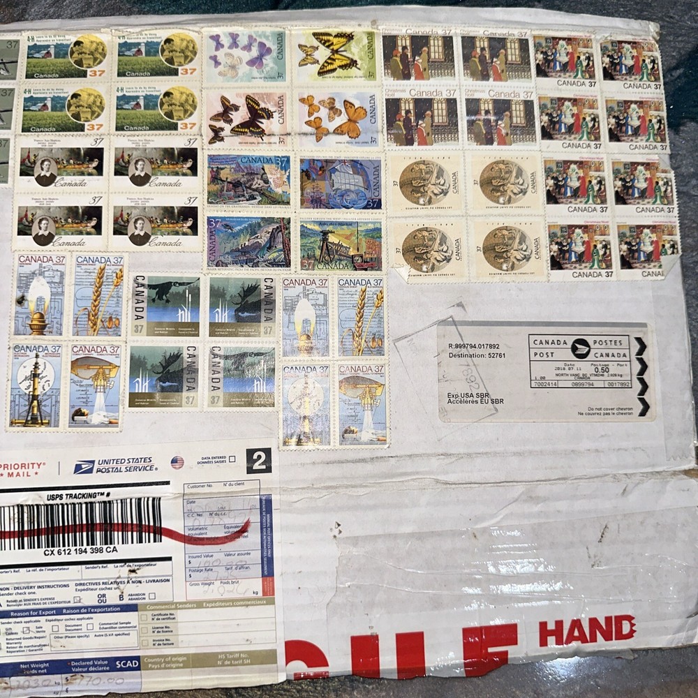 Canadian Stamp Collection , cool postage