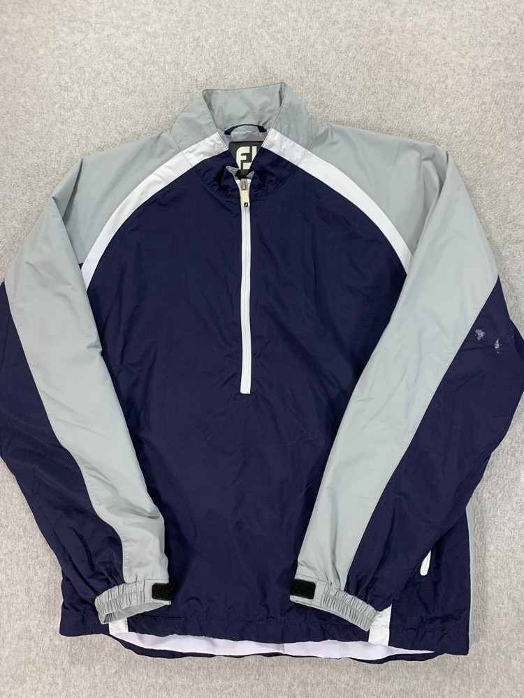 Footjoy1/2 Zip Pullover Golf Jacket (Men's Medium) Blue/Gray