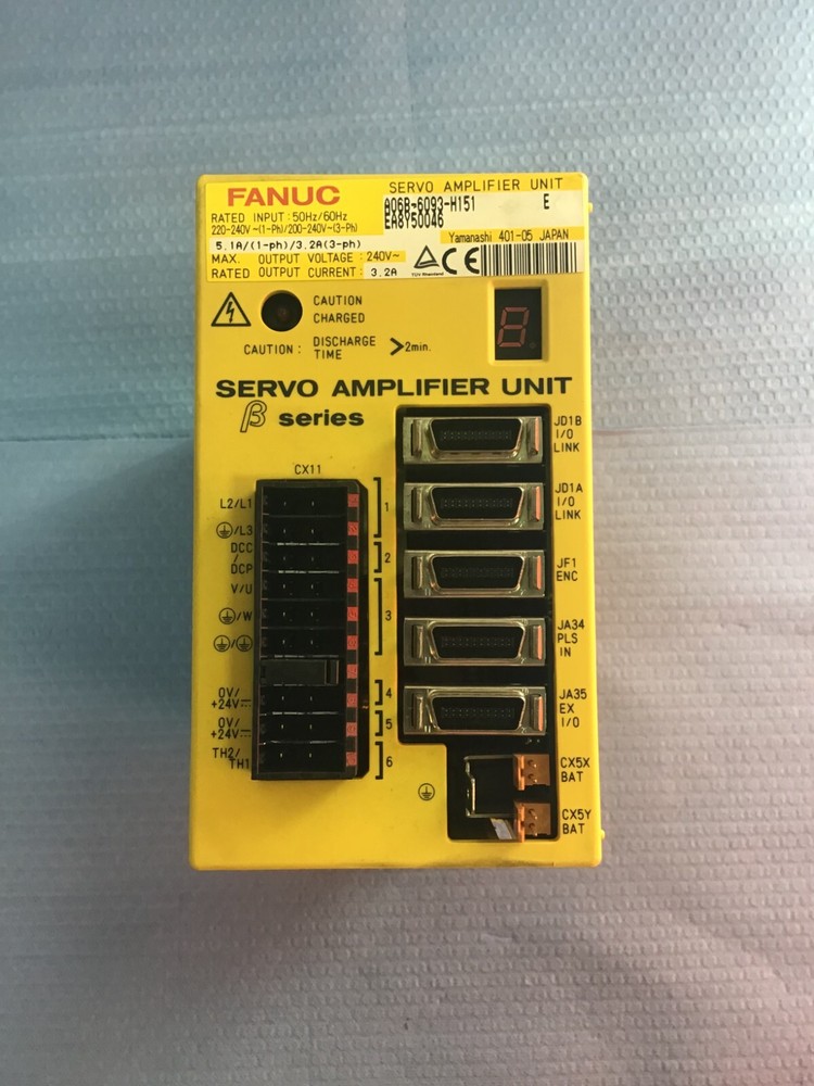 Fanuc Servo Amplifier Unit B Series A06B-6093-H151 E