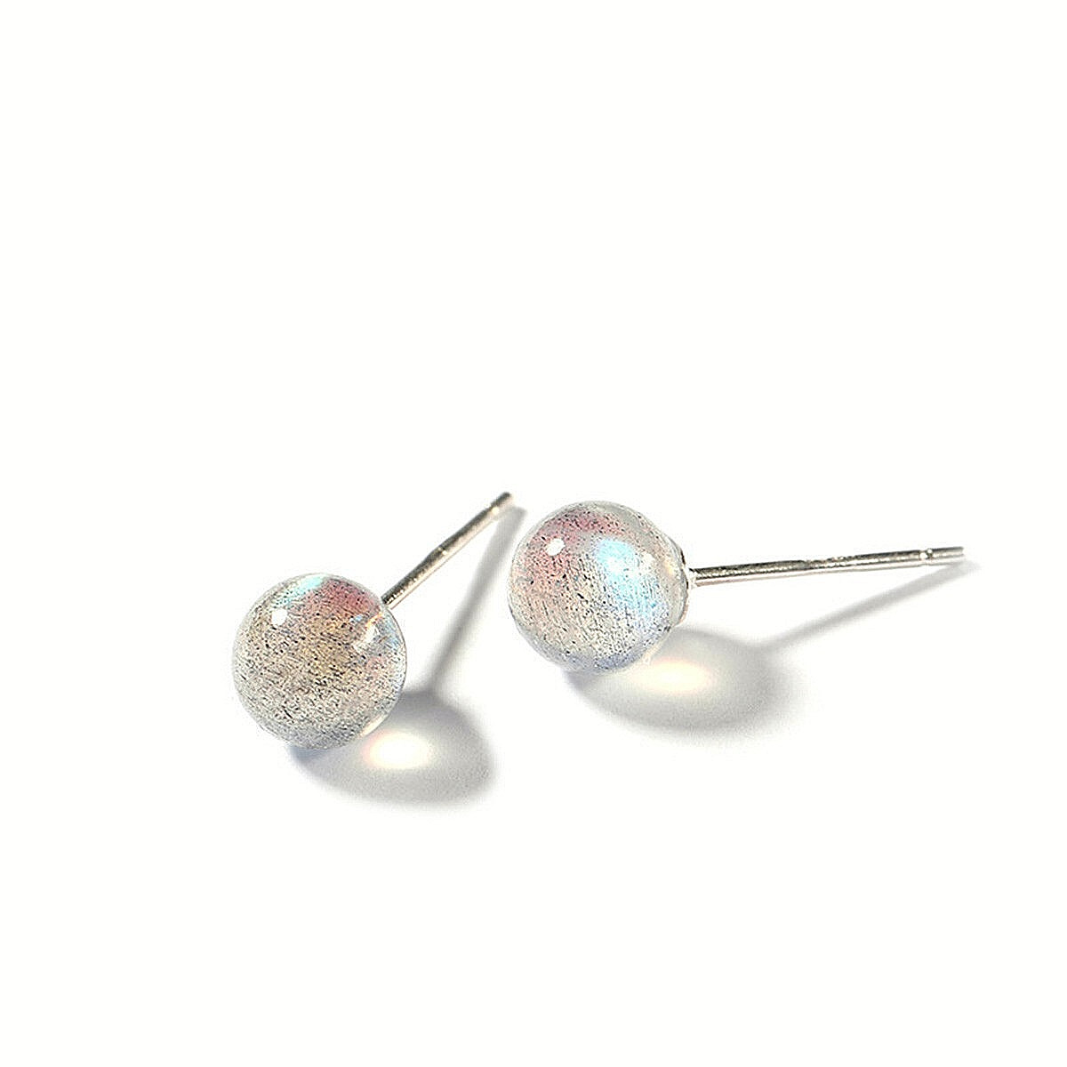 Natural Moonstone Simple and Delicate Earrings for Women Healing Crystal Jewelry