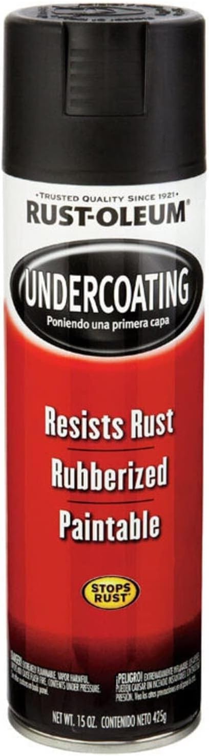 Black Truck Bed Liner Trailer Coating Spray Protection Automotive Paint 15oz