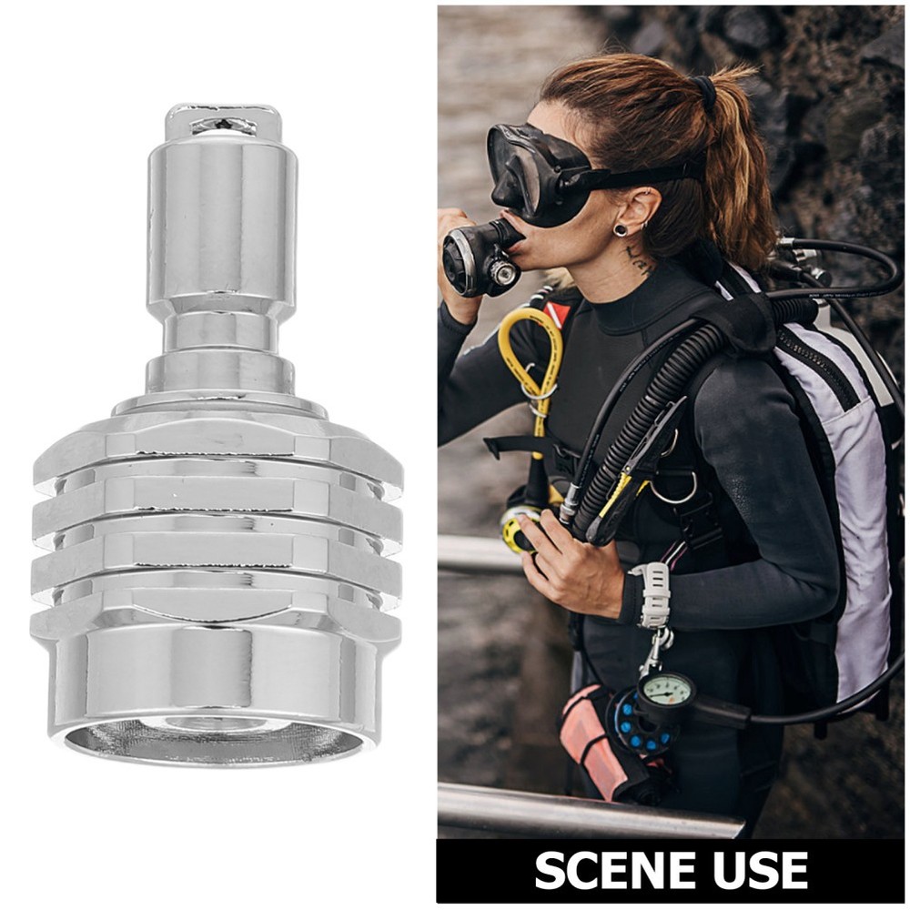 Quick Connector Copper Scuba Hose Adapter Diving Fitting