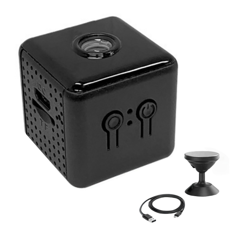 WiFi Mini Camera w/Ceiling Mount 2.4GHz iOS Android Motion Alert Night Vision