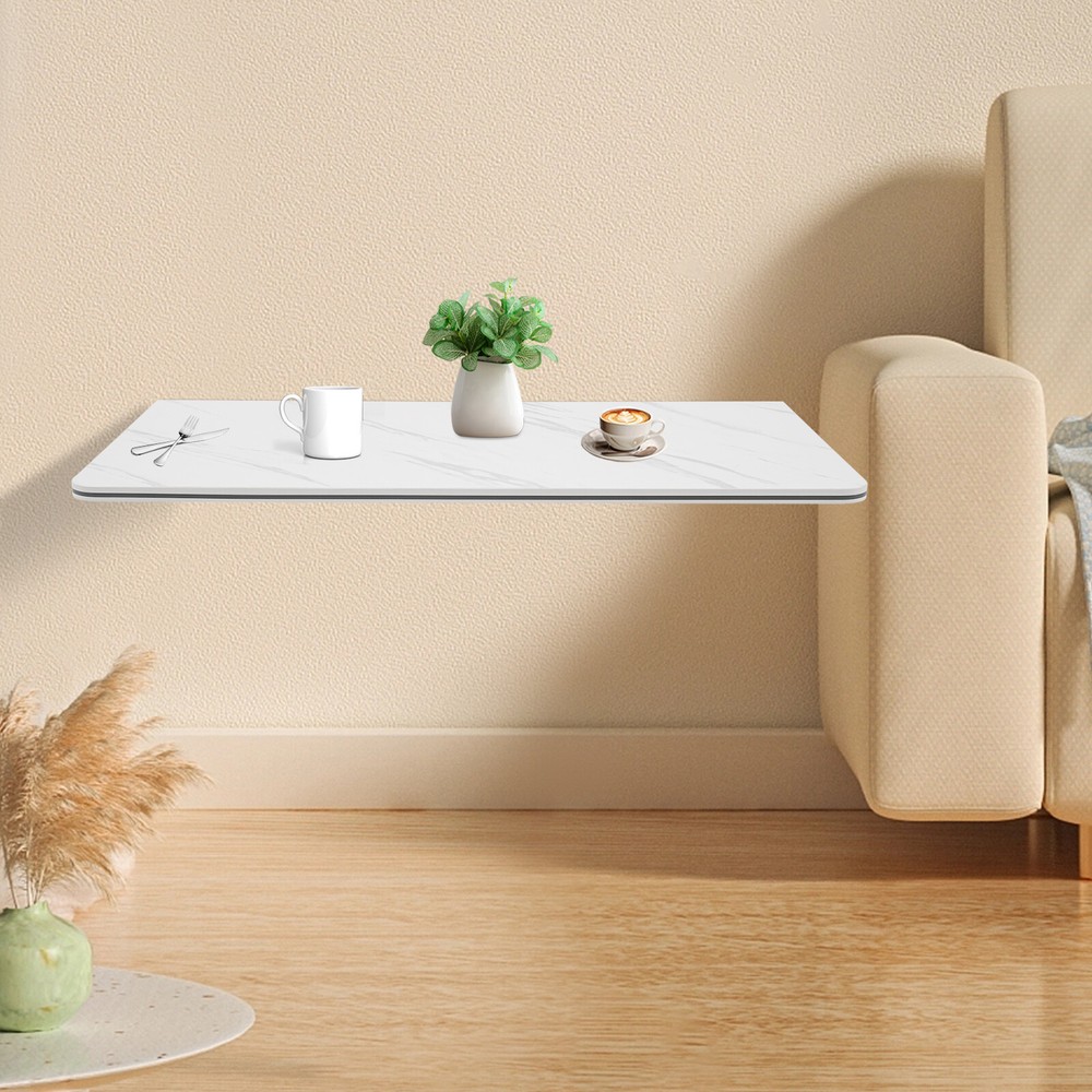 80x40cm white Wall-mounted Folding Table suitable for multiple scenarios