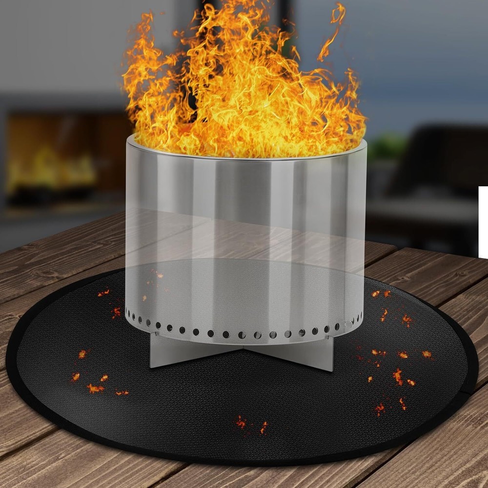 20 in Fire Pit Mat, 4 Layer Tabletop Fire Pit Mat