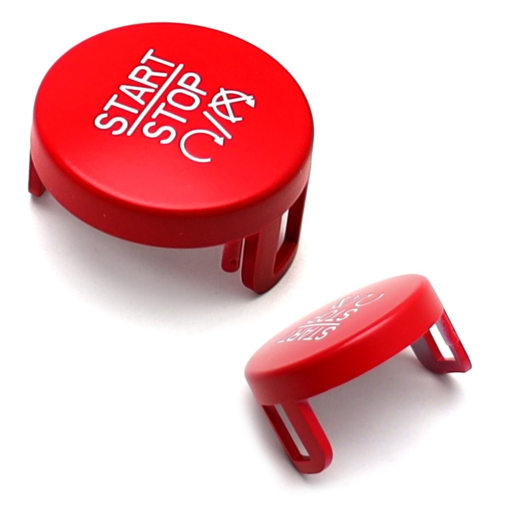 SRT Style Red Engine Push Start Button Replacement For Dodge Charger Challenger