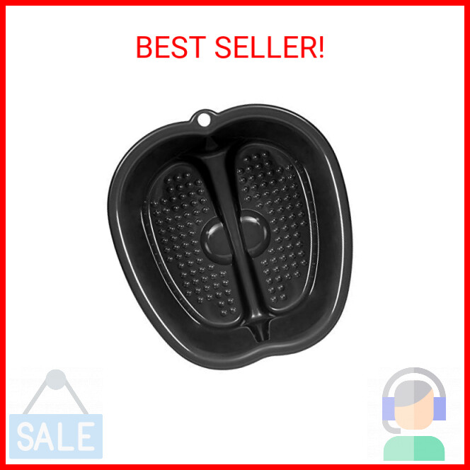 Foot Soaking Bath Basin - Large Size for Soaking Feet, Best Pedicure at Home Spa