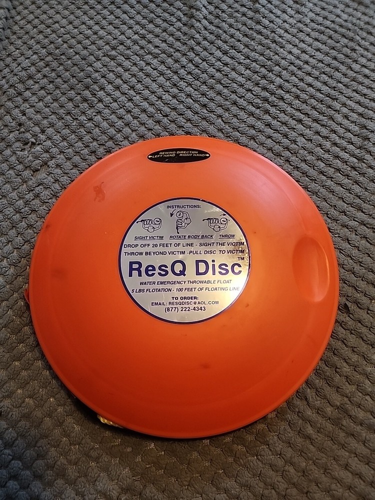 ResQ Disc Water Emergency Throwable Float, Without Bag