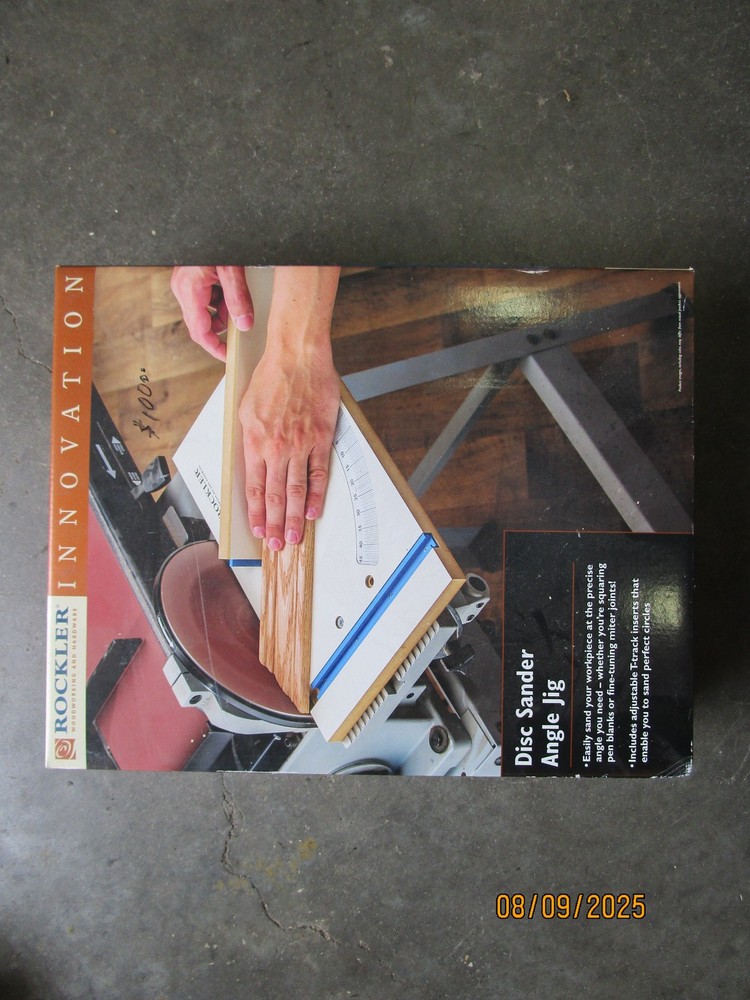 Rockler Disc Sander Angle Jig Model 1214