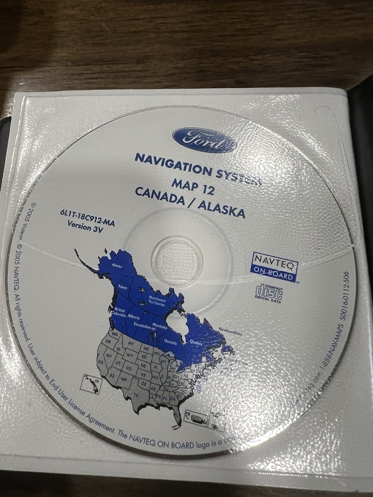 Ford NAVIGATION SYSTEM 2005 Map Disc 11 Disc SET 6L1T-18C912-AA
